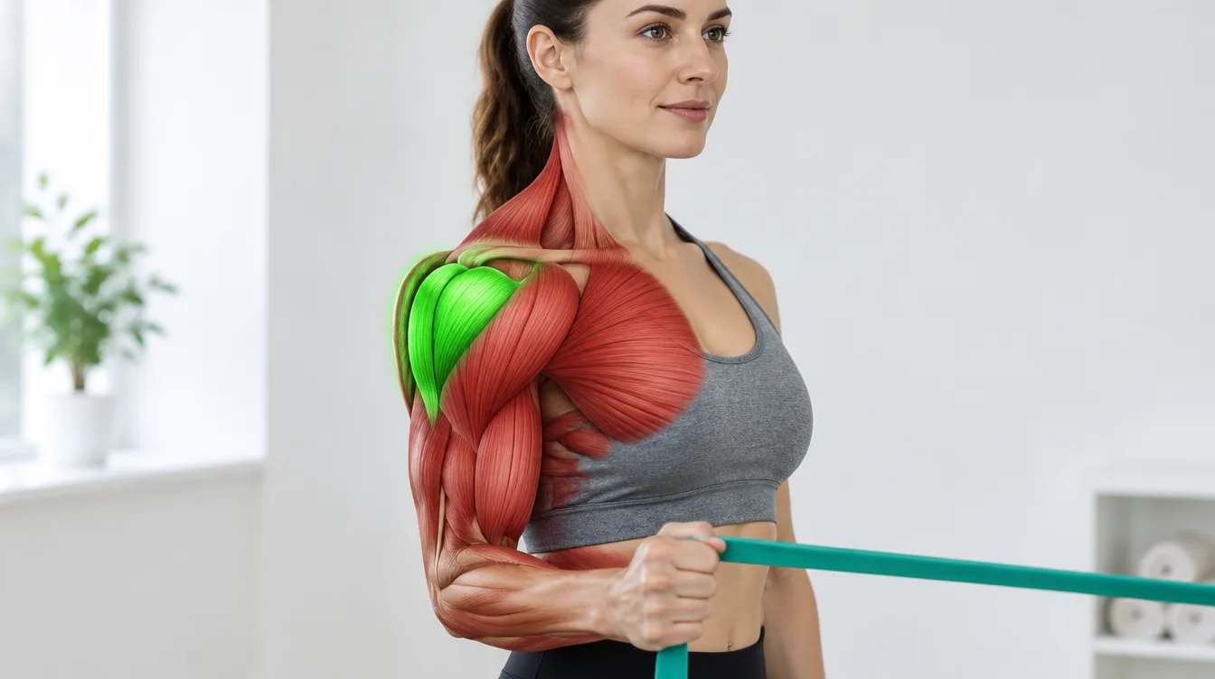 Illustration der Übung Außenrotation am Körper